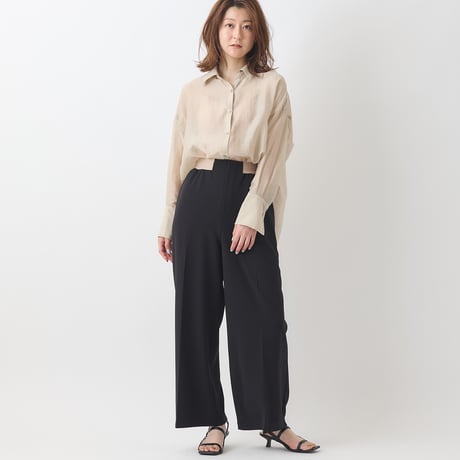 オーバーシルエットシアーブラウス[40813305]natural mist