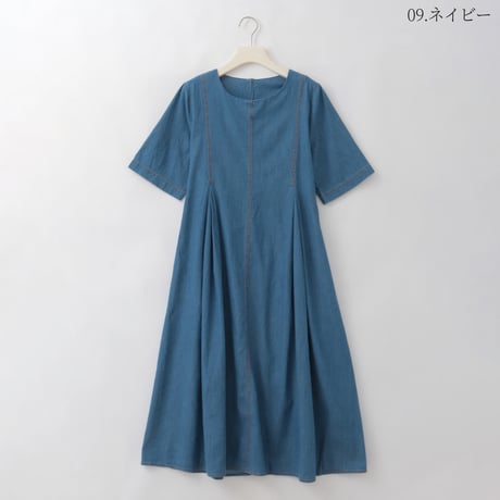 コットンウエストタックワンピース

[41416405]natural mist