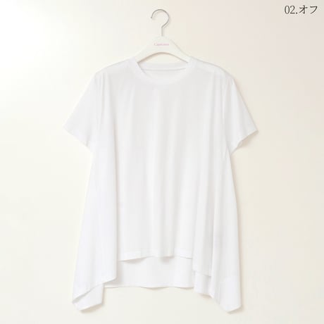 イレギュラーヘムTシャツ[41921164]capricious