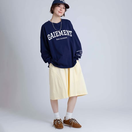 ロゴプリントオーバーロングTシャツ[15841031]オンライン限定