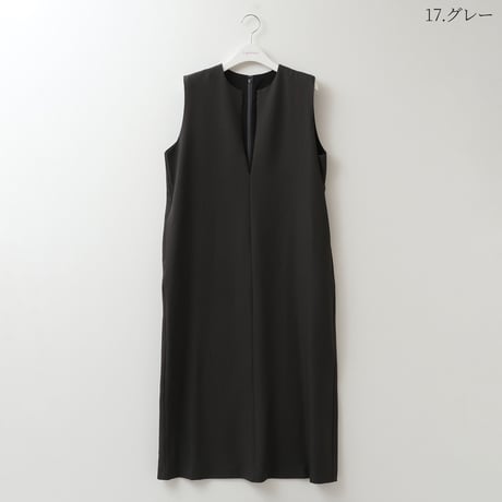 スリットネックスリーブレスワンピース[62726126]capricious