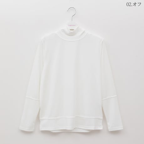 ベーシックハイネックカットソー[62121176]capricious