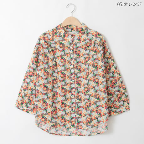 フラワープリントデザインブラウス

[41413565]natural mist