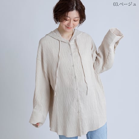 楊柳フードシャツ[15843022]オンライン限定