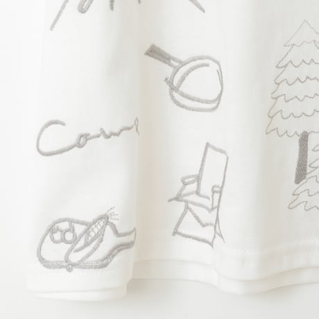 【UVカット】マルチ刺繍コットンTシャツ

[41411342]natural mist