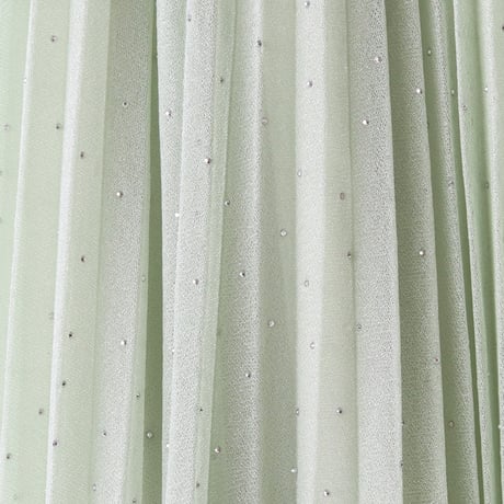 ビジュードットプリーツスカート[20115250]natural mist