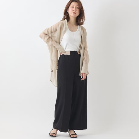 オーバーシルエットシアーブラウス[40813305]natural mist