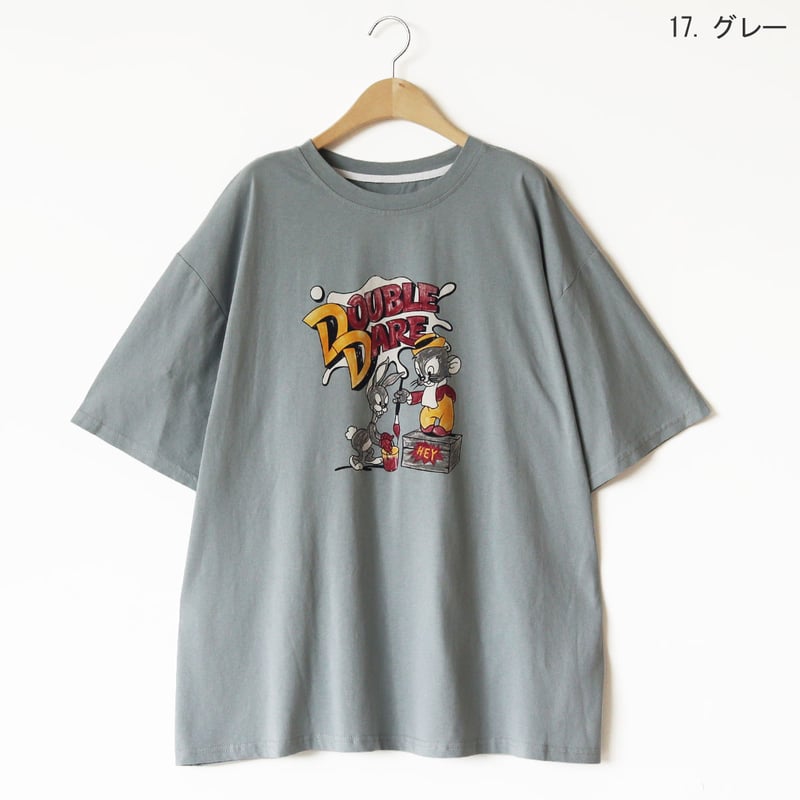 アニマルキャラクターTシャツ[22031266]vivid | natural mist Class