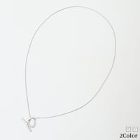 マンテルチェーンネックレス[91918142]natural mist