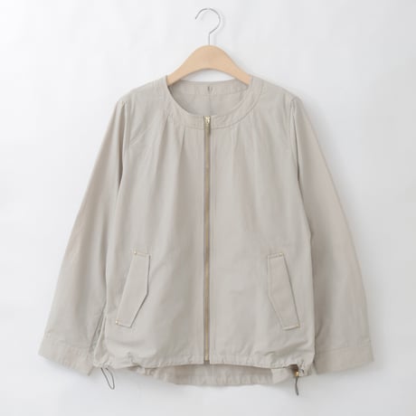 【洗える】立体タックフーディーブルゾン  [41714447]natural mist