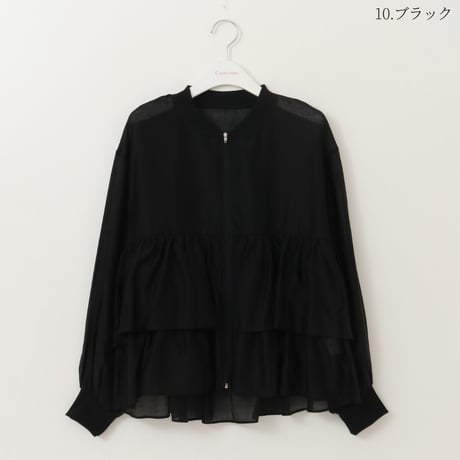 ティアードフレアライトブルゾン[62724167]capricious