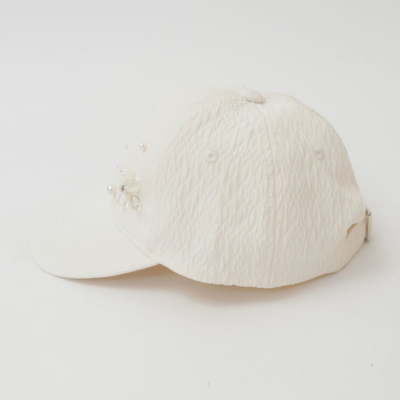 ビジューパールアクセントキャップ[22038282]vivid | natural mist