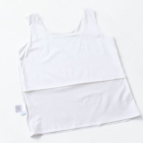 【COOL TUCH/2WAY】前後2wayコットンタンクトップ[22011575]naturalmist