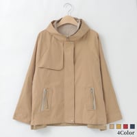 【洗える】配色ポイントスクエアヘムデザインブルゾン

[41714310]natural mist