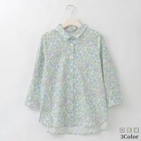 総柄プリント七分袖ブラウス

[41413753]natural mist