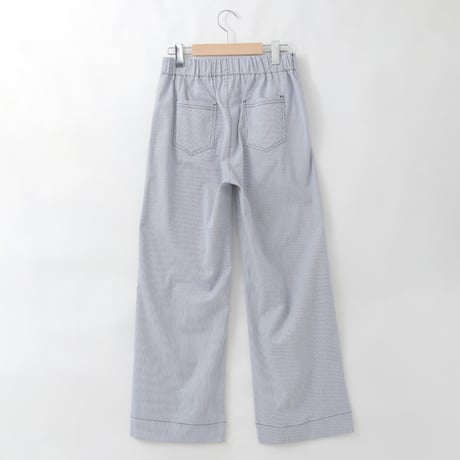 ハイウエストヒッコリーストレートパンツ

[80317287]natural mist