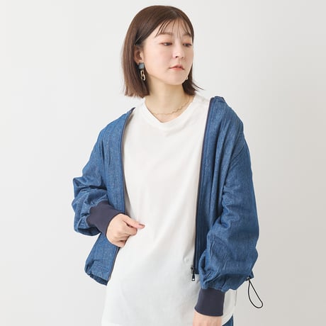 ドロストヘムデニムブルゾン[61714165]natural mist