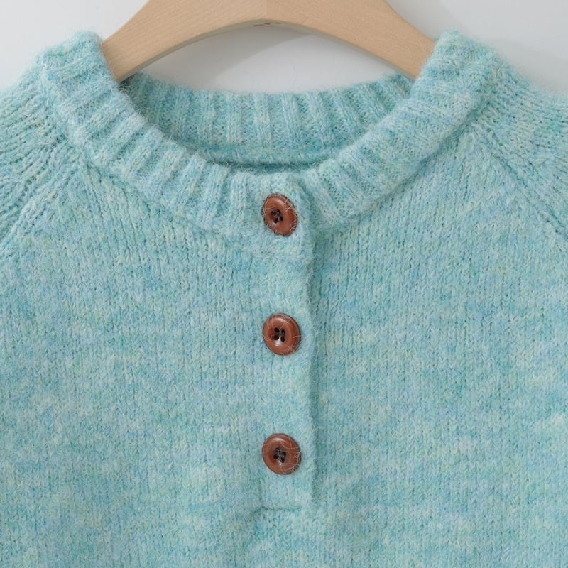 新品　piacenza カシミアニット　ハーフボタン 新品 piacenza カシミアニット ハーフボタン