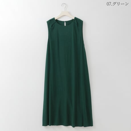 タックショルダースリーブレスワンピース

[22716437]natural mist