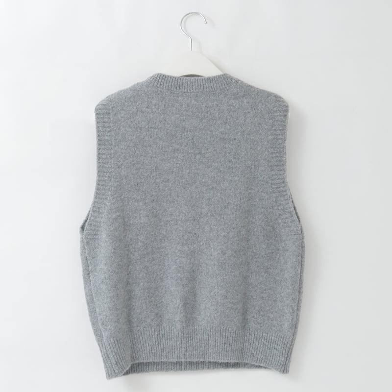 DOGモチーフデザインニットベスト [22032269]vivid | natural mi