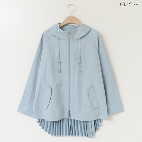 バックプリーツジップアップジャケット[71214265]natural mist