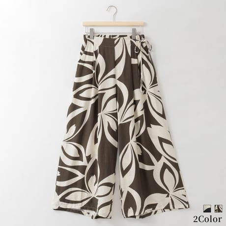 モチーフプリントタックワイドデザインパンツ

[14917329]natural mist