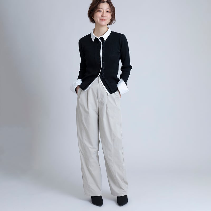 レイヤードライクリブカーディガン[15842103]オンライン限定 | natural