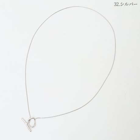 マンテルチェーンネックレス[91918142]natural mist