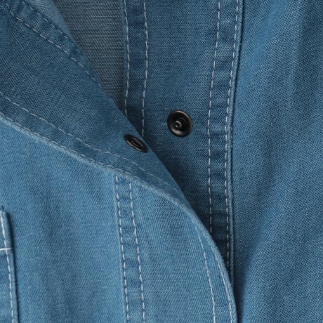 ステッチアクセントデニムシャツ

[30113583]natural mist