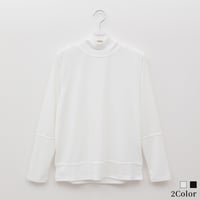 ベーシックハイネックカットソー[62121176]capricious