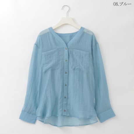 バックシャーリング2WAYシアーシャツ

[30113703]natural mist