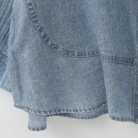 【洗える】コットンシアーデニムシャツ

[71213630]natural mist