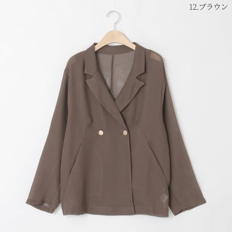 メッシュテーラードジャケット

[30114297]natural mist