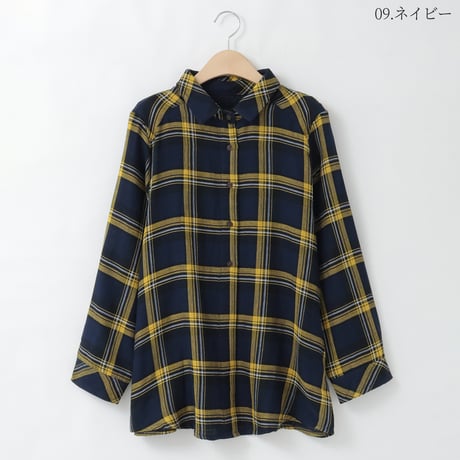 チェック柄コットンデザインシャツ

[41413581]natural mist