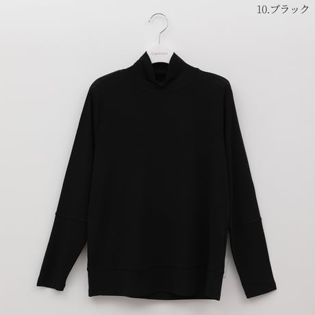 ベーシックハイネックカットソー[62121176]capricious