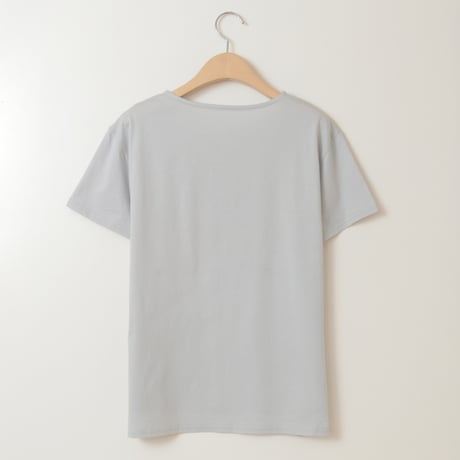 スパンコールアクセント刺繍Tシャツ[30111317]natural mist
