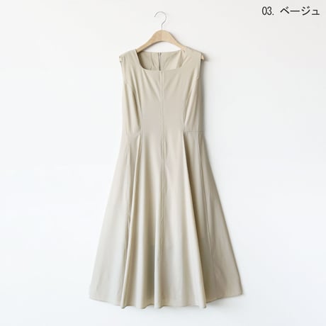 パネルラインストレッチワンピース[14956316]＆Noel