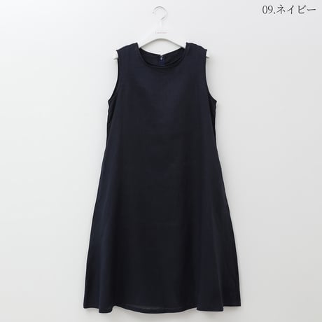 スリーブレスリネンワンピース[32626031]capricious