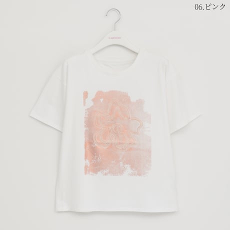 コードモチーフ泊プリントTシャツ

[70221184]capricious