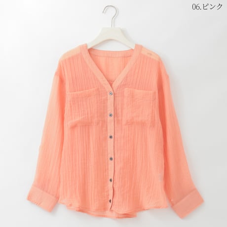 バックシャーリング2WAYシアーシャツ

[30113703]natural mist