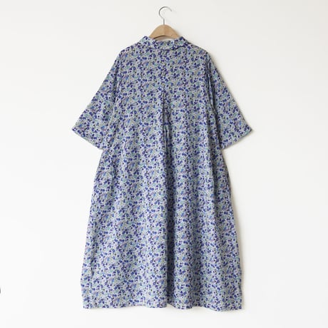 小花柄プルオーバーシャツワンピース[91916242]natural mist