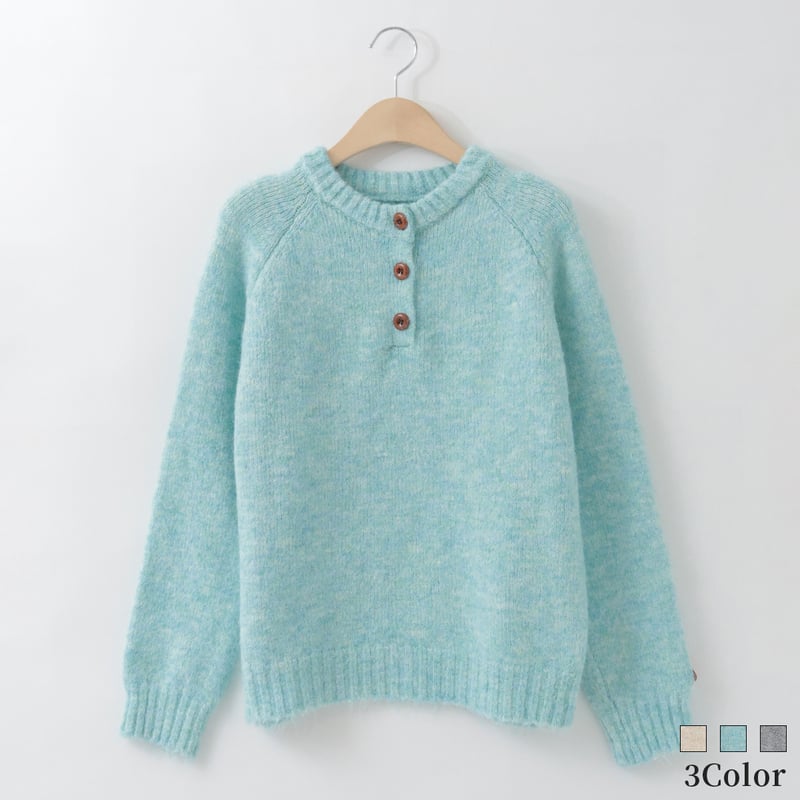 新品　piacenza カシミアニット　ハーフボタン A】【セット割り】ハーフボタンニットプルオーバー[14942098