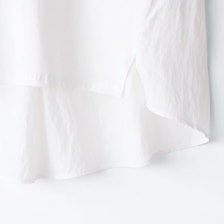 異素材切替えミシン刺繍カットソー[41411595]naturalmist