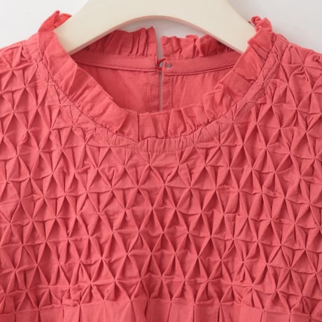 スモッキング刺繍ギャザーブラウス

[61713714]natural mist
