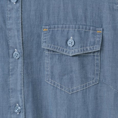 【洗える】バックティアードデニムデザインワンピース

[71216413]natural mist