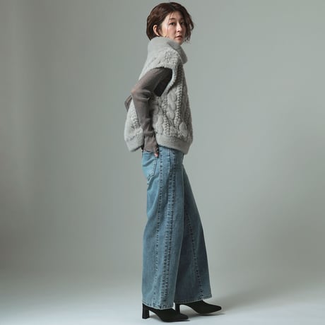 ストレッチイージーデニムパンツ

[80317223]natural mist