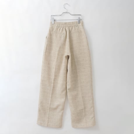 リネンライクタックデザインパンツ[15847034]オンライン限定