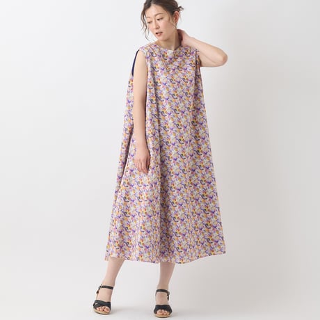 【リバーシブル】カラフルフラワープリントワンピース[41416233]natural mist