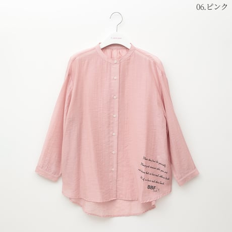 ロゴアクセントシアーシャツ[15523211]capricious