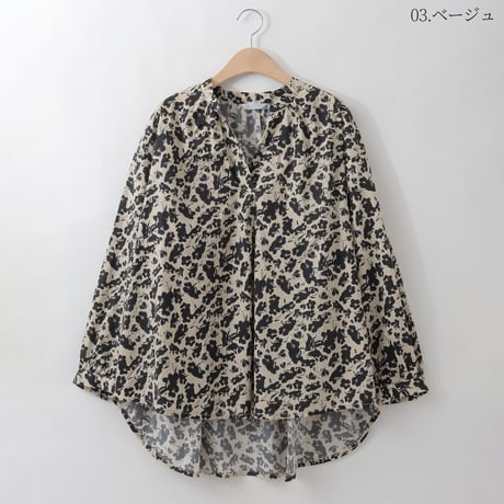 アートプリントスキッパーブラウス

[31813639]natural mist